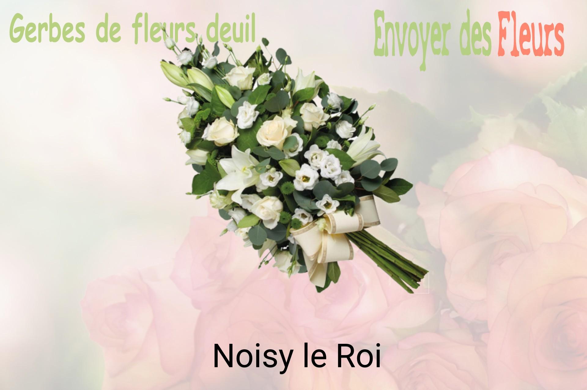 Gerbe de fleurs de deuil livrée à Noisy-le-Roi